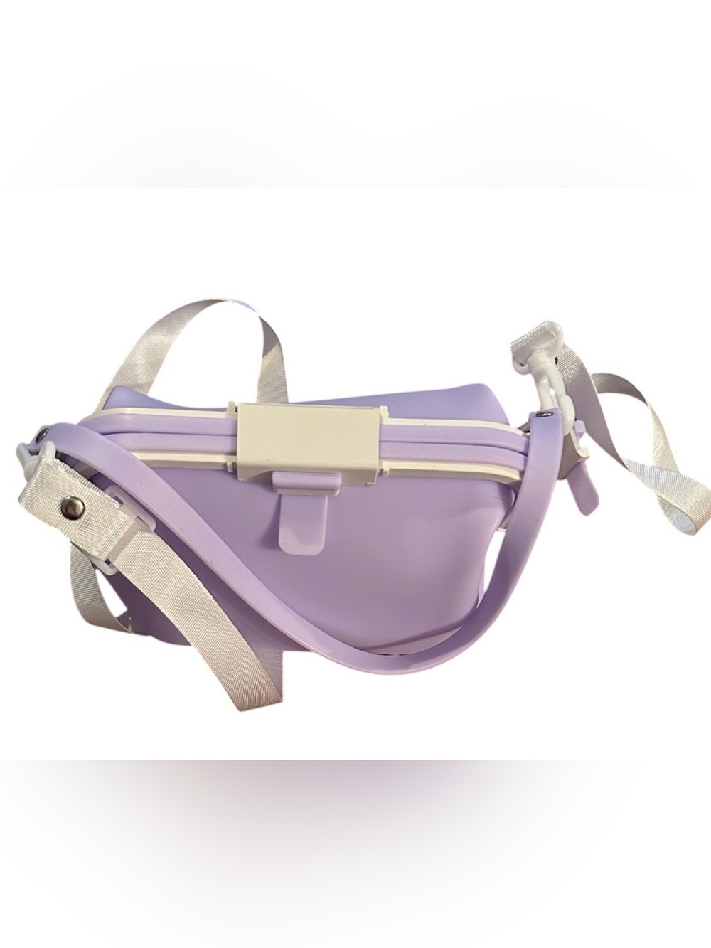 Huggea Jellybean Lilac Breeze Soft Silicone 6" Bag